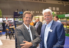 Sjef Loomans (Berg Hortimotive) and Kees Dam (Koat)